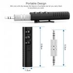 Receptor Techstar&reg; Bluetooth Audio Jack 3.5mm Wireless Auto Clip On BT2 fotografia produsului View 11 S