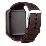 Smartwatch Bluetooth DZ09 MTK Compatibil SIM si MicroSD cu Camera Auriu fotografia produsului View 7 S