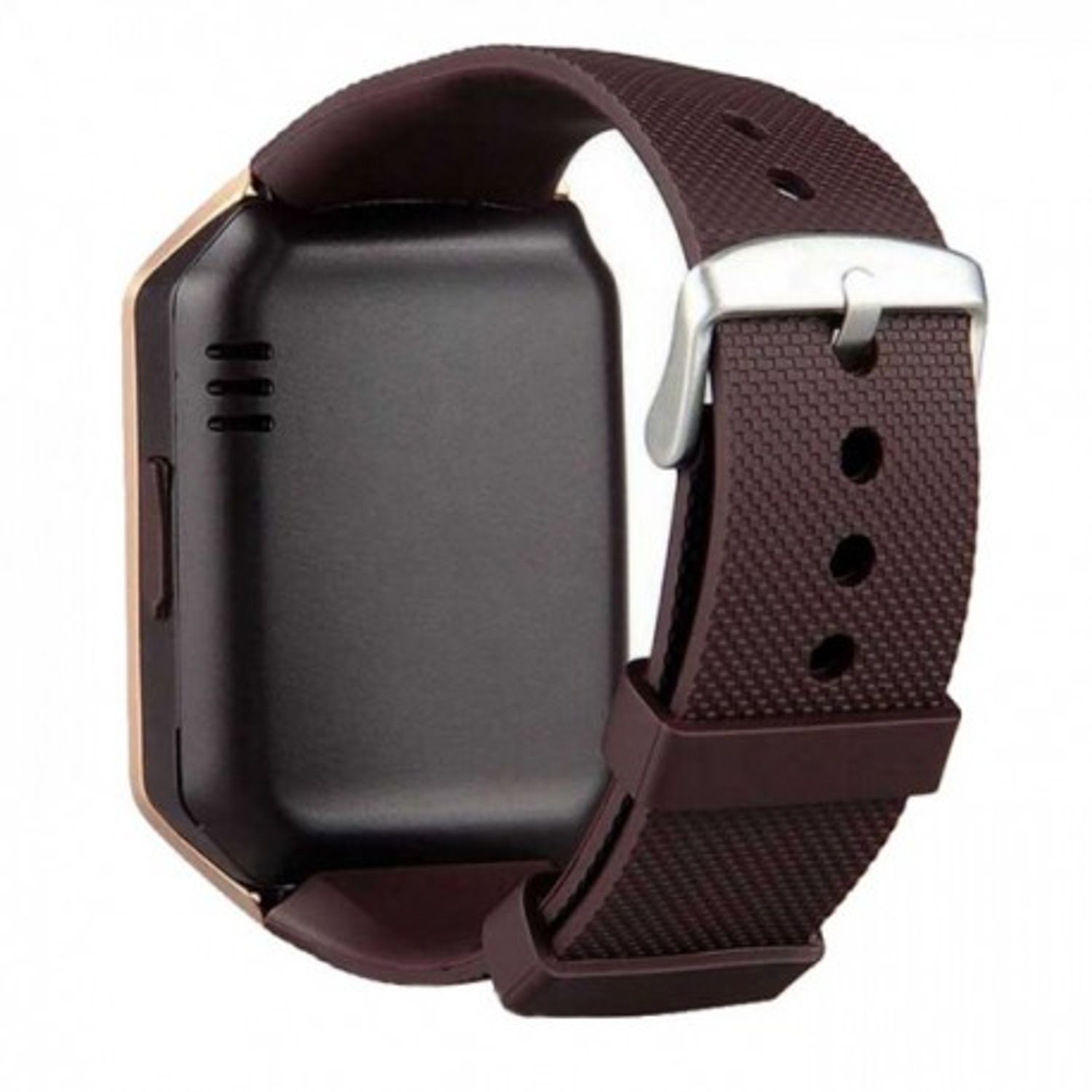 Smartwatch Bluetooth DZ09 MTK Compatibil SIM si MicroSD cu Camera Auriu fotografia produsului View 7 L