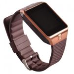 Smartwatch Bluetooth DZ09 MTK Compatibil SIM si MicroSD cu Camera Auriu fotografia produsului View 4 S