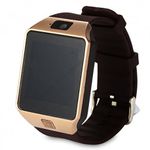 Smartwatch Bluetooth DZ09 MTK Compatibil SIM si MicroSD cu Camera Auriu fotografia produsului View 2 S