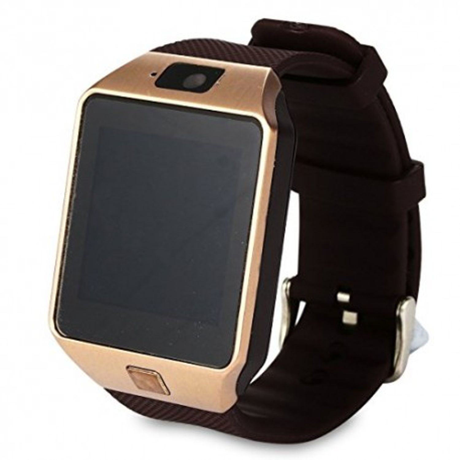 Smartwatch Bluetooth DZ09 MTK Compatibil SIM si MicroSD cu Camera Auriu fotografia produsului View 2 L