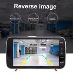Camera Video Auto Novatek T800 Dubla 8 Led-uri Nightvision tip LED FullHD 12MPx si Display 4" fotografia produsului View 6 S