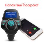 Modulator FM Auto Hands Free T11 cu Bluetooth, Citire USB si MicroSD Mp3 Player fotografia produsului View 8 S