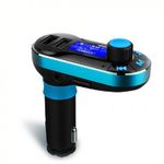 Modulator FM si Car Kit Bluetooth si MP3, BG02 Incarcator Auto cu doua porturi USB si Transmitator fotografia produsului View 4 S
