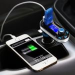 Modulator FM si Car Kit Bluetooth si MP3, BG02 Incarcator Auto cu doua porturi USB si Transmitator fotografia produsului View 11 S