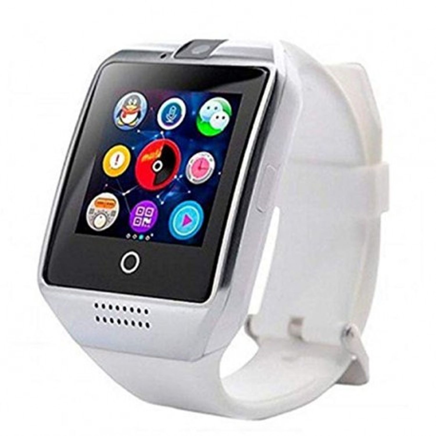 Smartwatch Vogue Q18 Curved  cu Camera si Telefon 3G Alb Display 1.54" Bluetooth fotografia produsului View 7 L