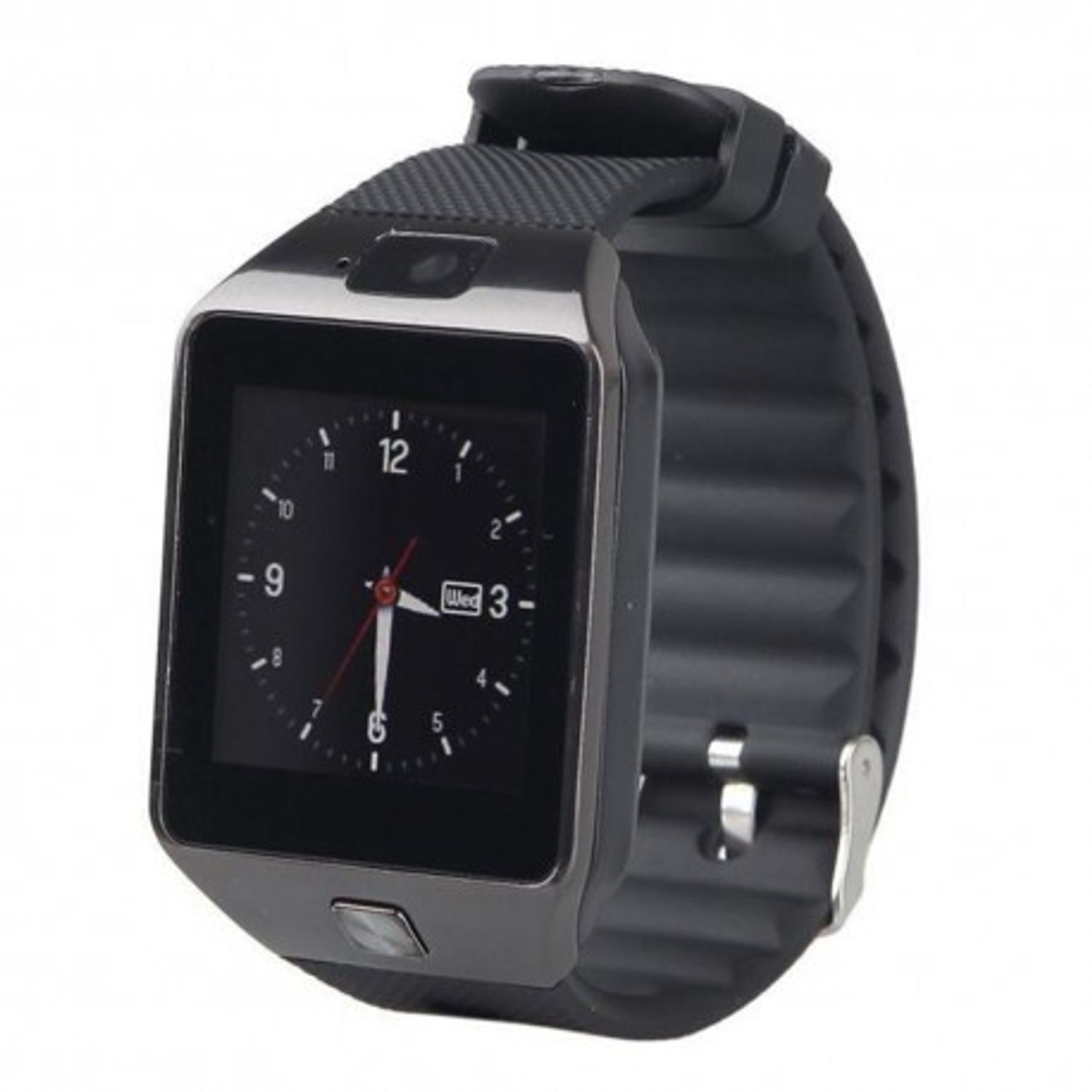 Smartwatch Bluetooth DZ09 MTK Compatibil SIM si MicroSD cu Camera Negru fotografia produsului View 5 L