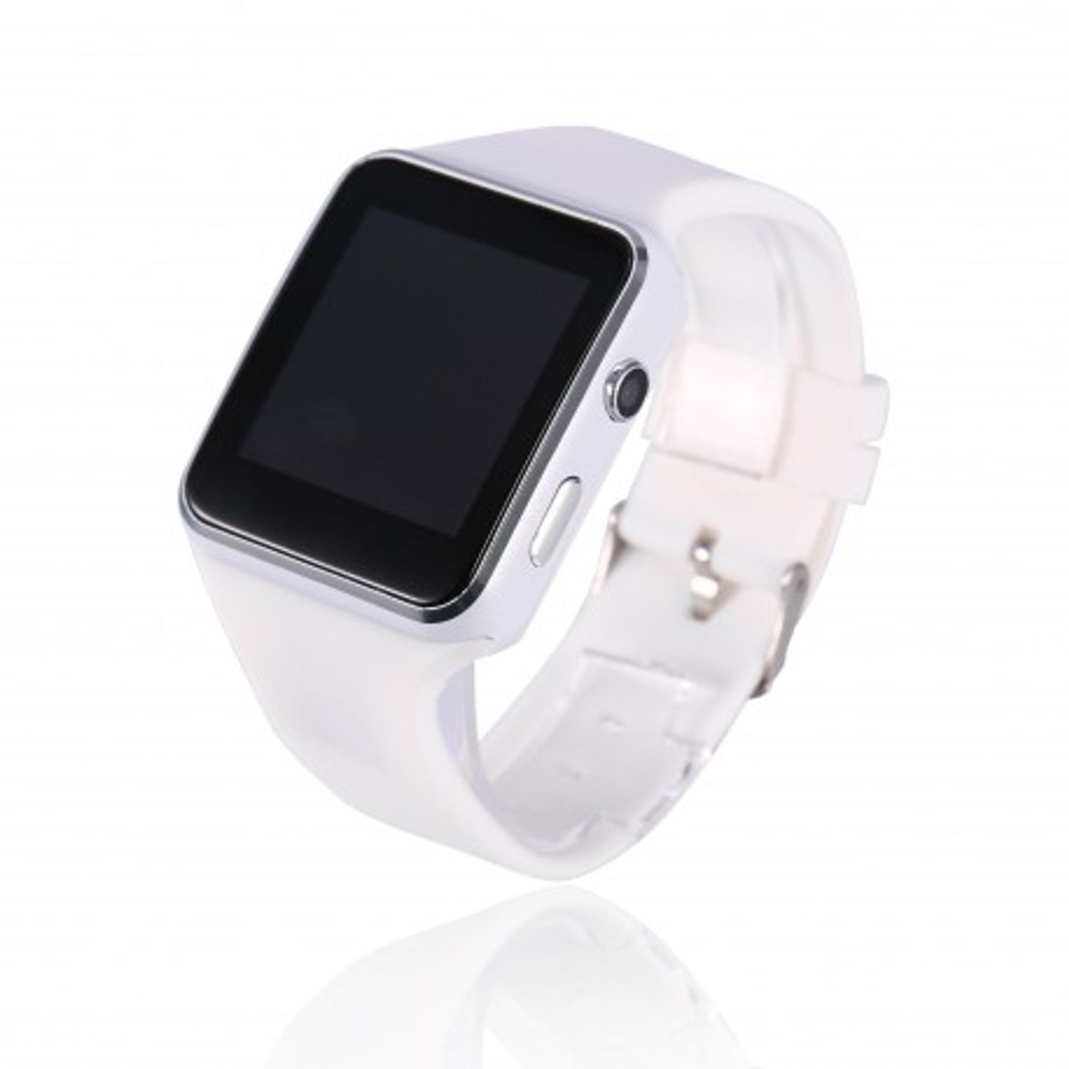 Smartwatch X6S Bluetooth Compatibil MicroSD si SIM Cu Camera Alb fotografia produsului View 6 L