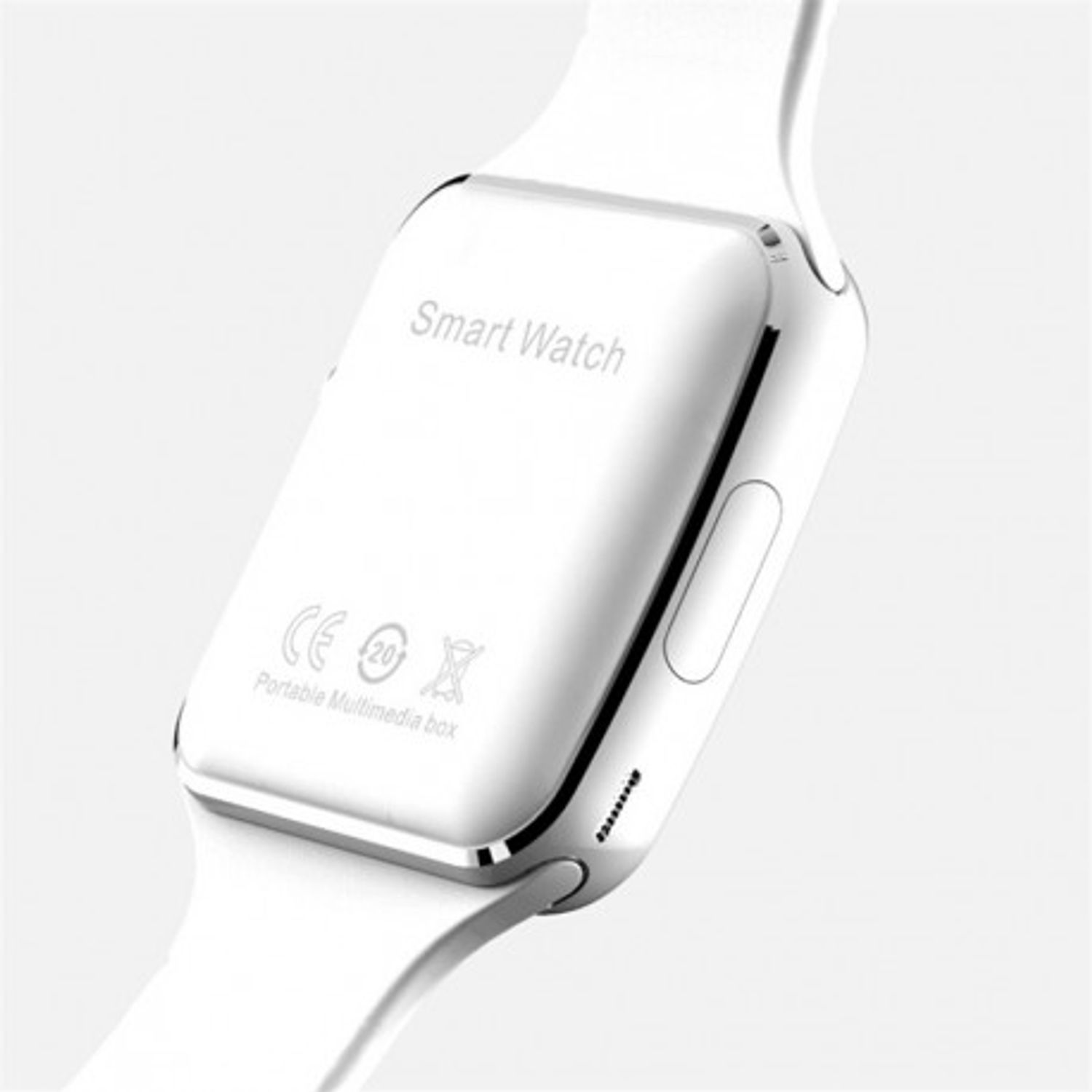 Smartwatch X6S Bluetooth Compatibil MicroSD si SIM Cu Camera Alb fotografia produsului View 3 L