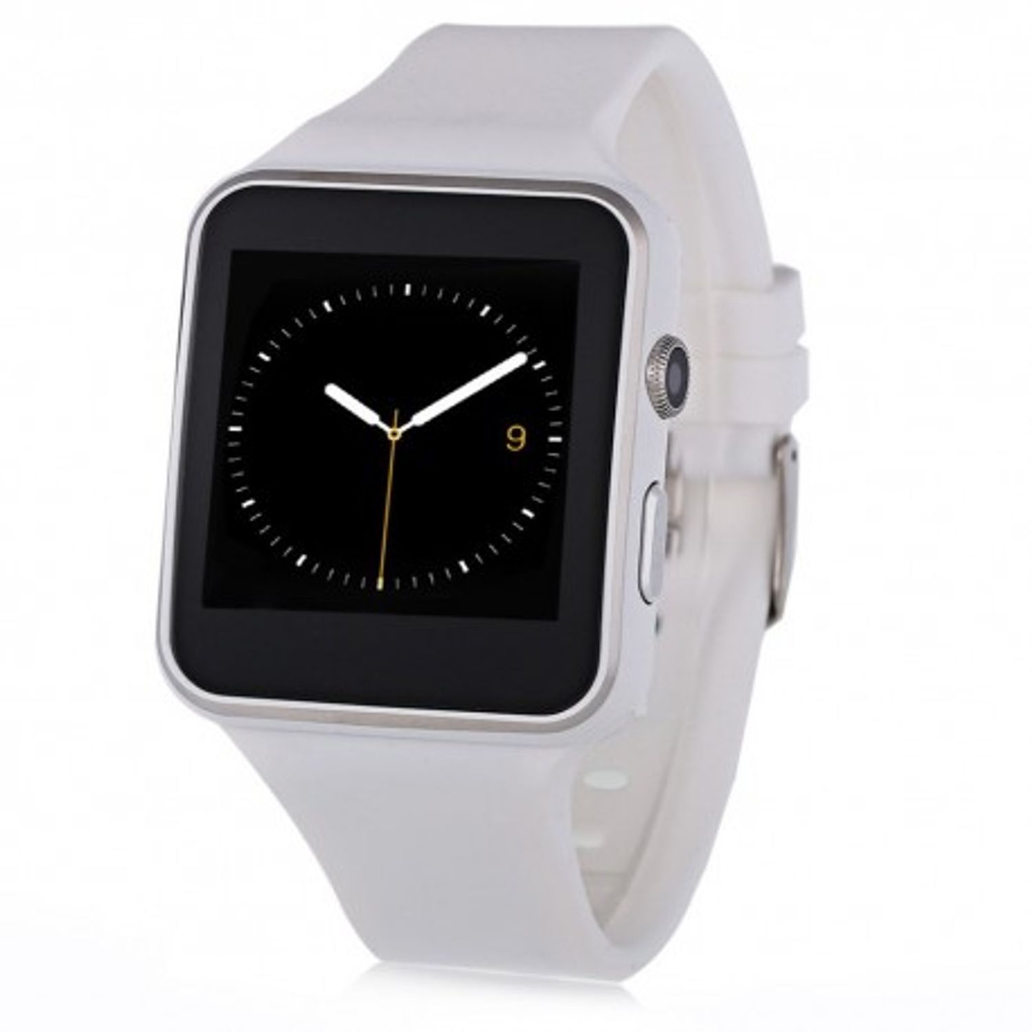 Smartwatch X6S Bluetooth Compatibil MicroSD si SIM Cu Camera Alb fotografia produsului View 2 L