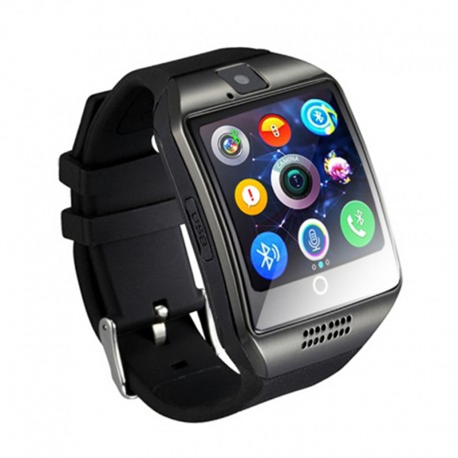 Smartwatch Vogue Q18 Curved  cu Camera si Telefon 3G Display 1.54" Bluetooth fotografia produsului View 7 L