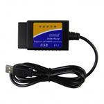 Interfata diagnoza auto Techstar OBD2 USB cu Cip ELM V1.5 fotografia produsului View 2 S
