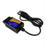 Interfata diagnoza auto Techstar OBD2 USB cu Cip ELM V1.5 fotografia produsului View 3 S