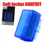Interfata Auto Super Mini Techstar&reg; OBD2 Bluetooth cu Cip ELM v2.1 Torque + Soft Inclus GRATUIT fotografia produsului View 8 S