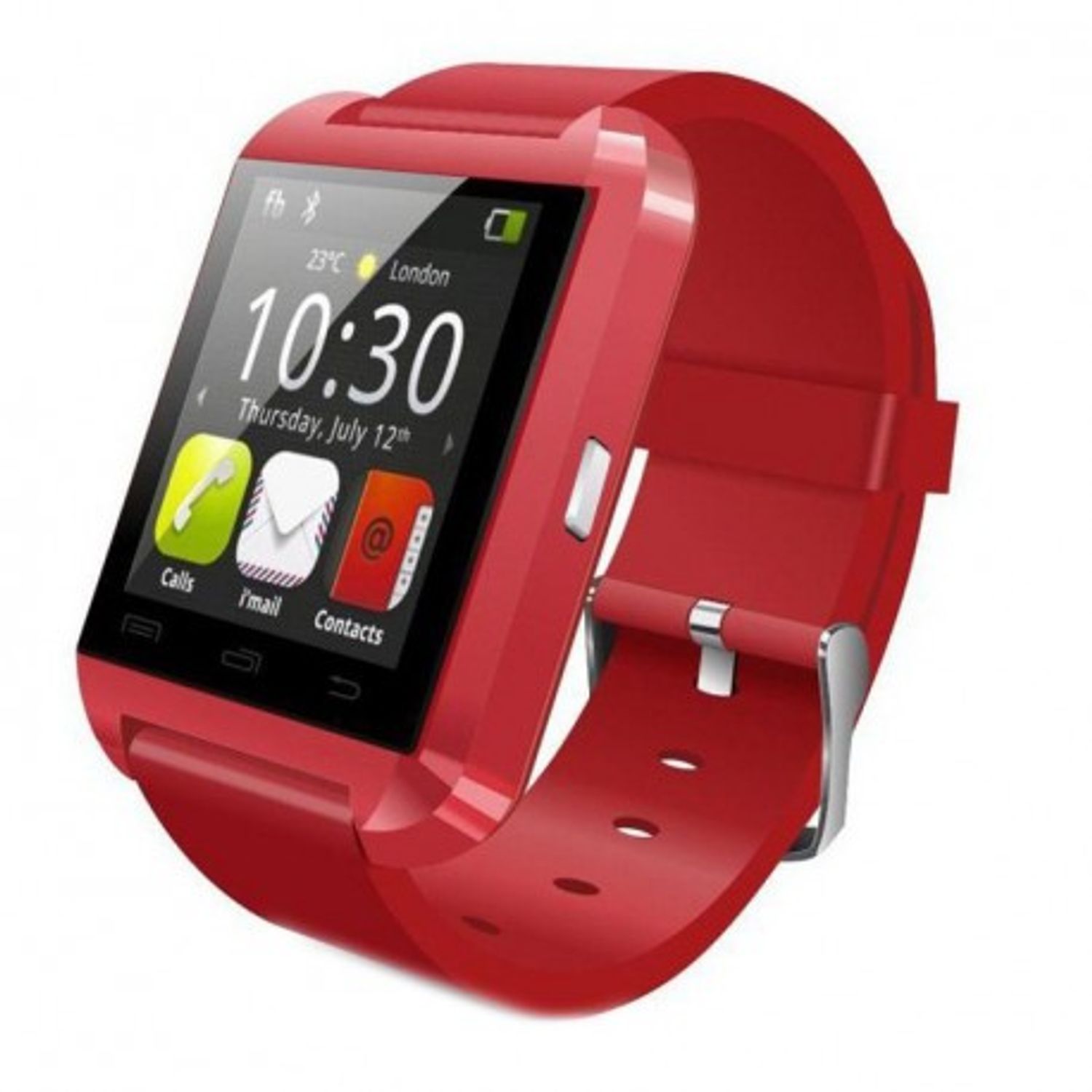 Smartwatch Techstar&reg; U8+, Bluetooth, Ecran LCD 1.44inch, Conectare Telefon, Pedometru, Rosu fotografia produsului View 3 L