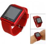Smartwatch Techstar&reg; U8+, Bluetooth, Ecran LCD 1.44inch, Conectare Telefon, Pedometru, Rosu fotografia produsului View 2 S