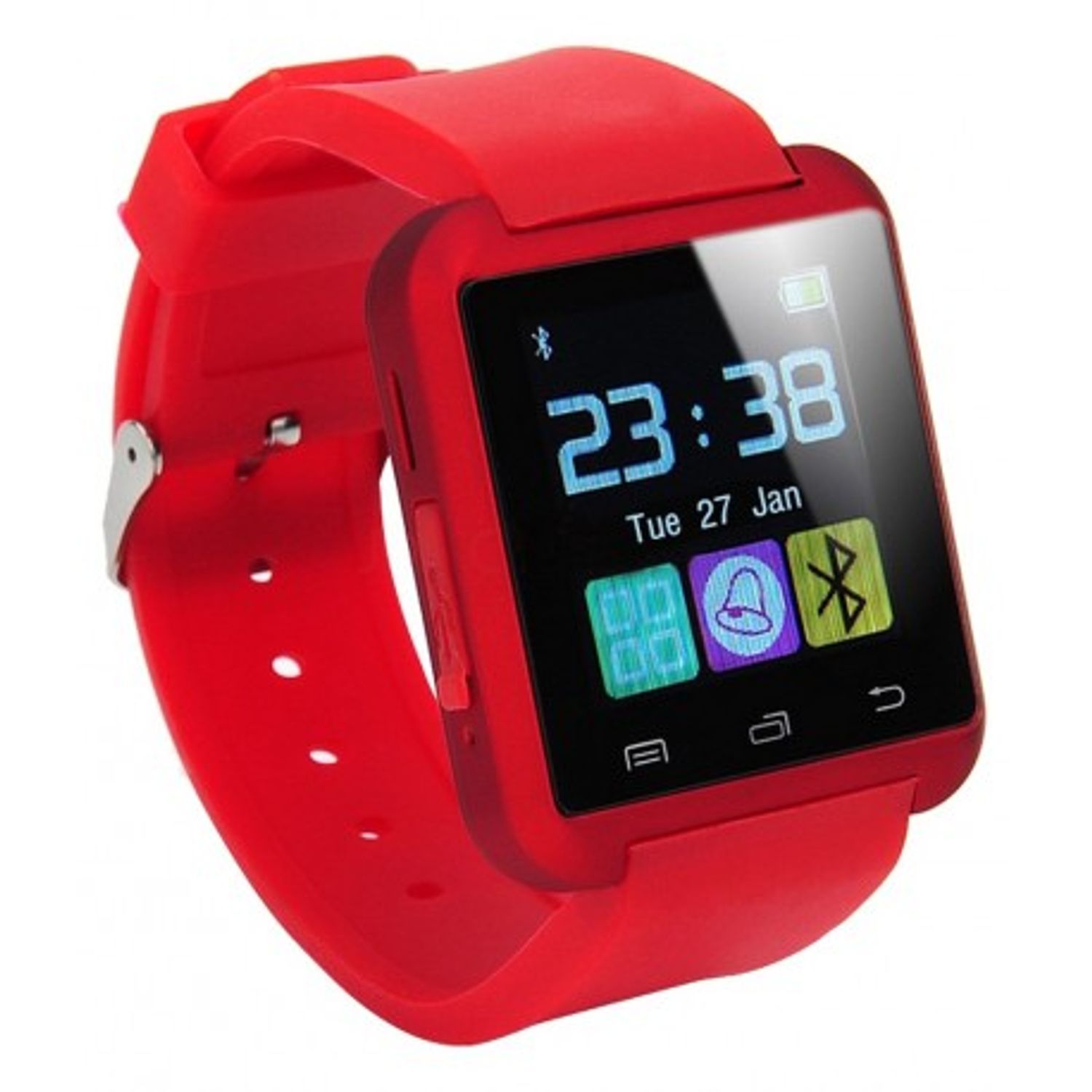 Smartwatch Techstar&reg; U8+, Bluetooth, Ecran LCD 1.44inch, Conectare Telefon, Pedometru, Rosu fotografia produsului View 5 L