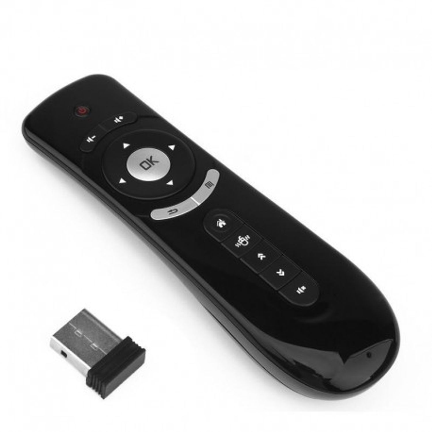 Tastatura Techstar&reg; AF106, Air Mouse, Telecomanda, 2.4G, Gyroscop, Compatibila PC, Android, Proiector fotografia produsului View 10 L