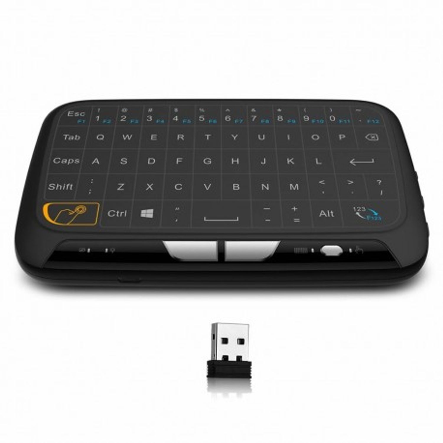 Tastatura Wireless Techstar&reg; H18, Full TouchPad, Mouse fotografia produsului View 8 L