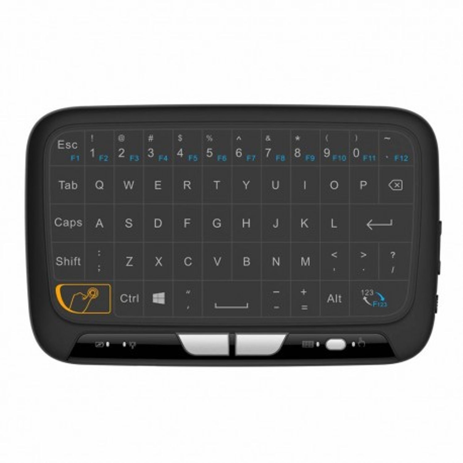 Tastatura Wireless Techstar&reg; H18, Full TouchPad, Mouse fotografia produsului View 2 L