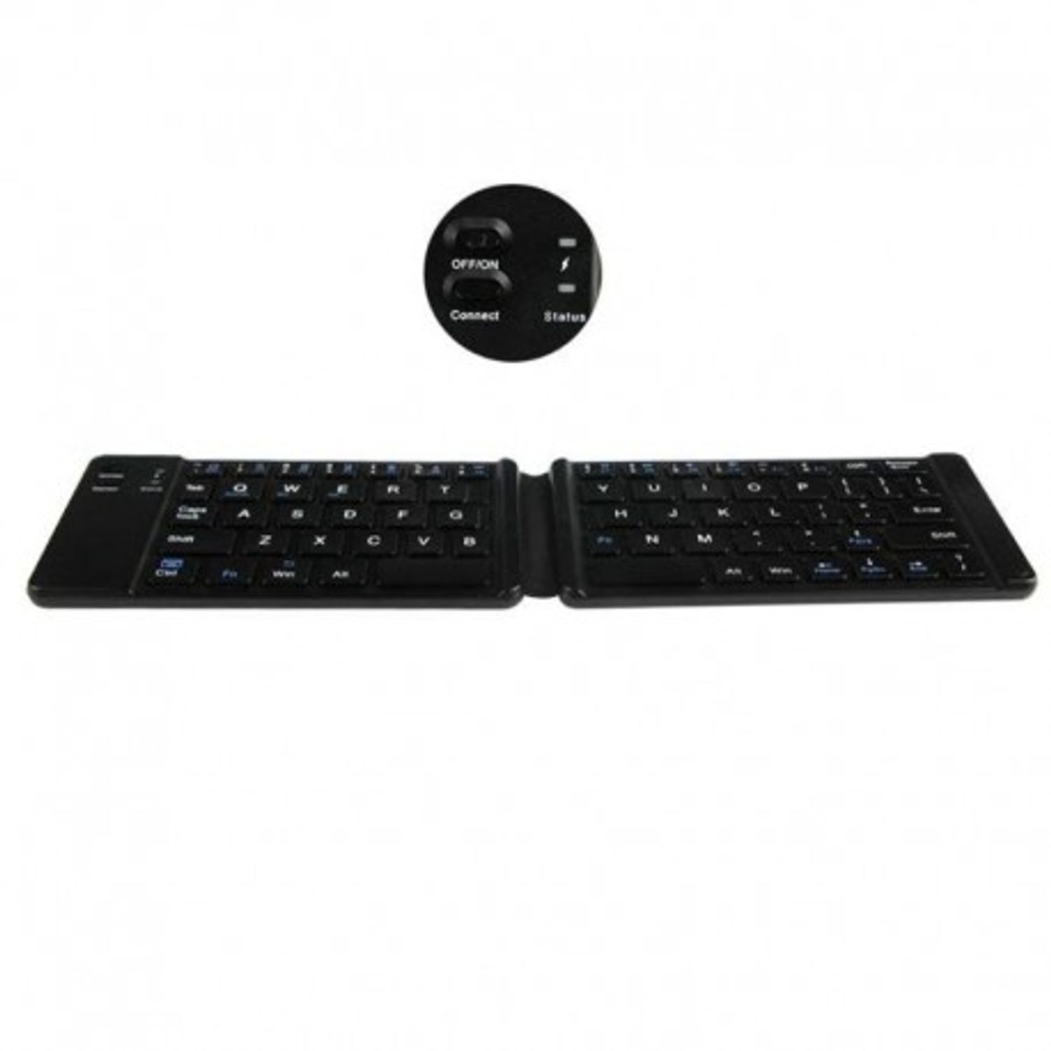 Tastatura Wireless Techstar&reg;, Bluetooth 3.0, Pliabila, Windows/Android/iOS fotografia produsului View 2 L