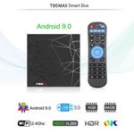TV Box T95 Max Mini PC Quad Core ARM Cortex A53, 2GB Ram, 16GB ROM, 6K UltraHD, Android 9.0, HDR fotografia produsului