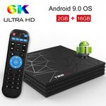 TV Box T95 Max Mini PC Quad Core ARM Cortex A53, 2GB Ram, 16GB ROM, 6K UltraHD, Android 9.0, HDR fotografia produsului View 4 S