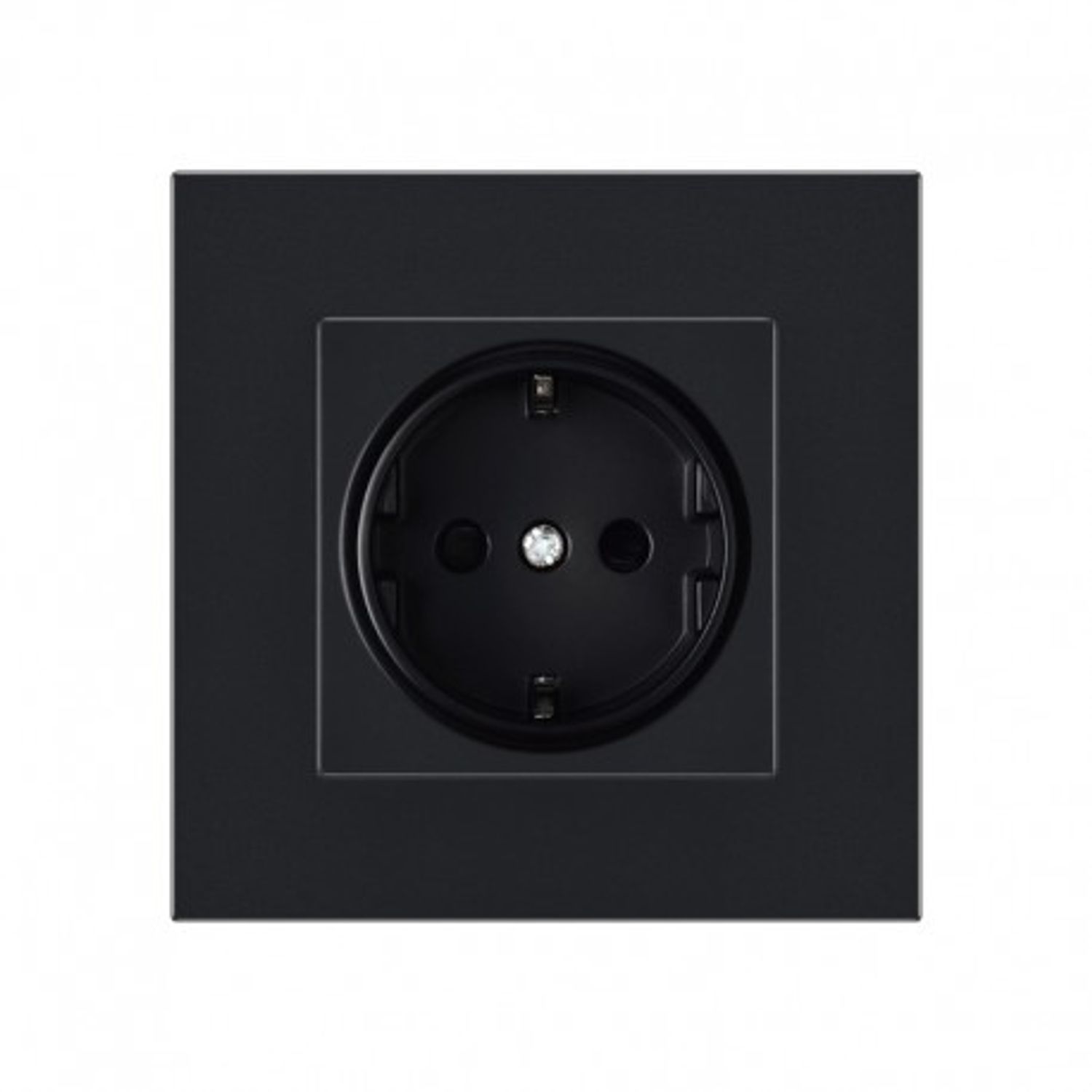 Priza Techstar&reg; PC1, Simpla, Culoare Negru, Policarbonat, 16A fotografia produsului
