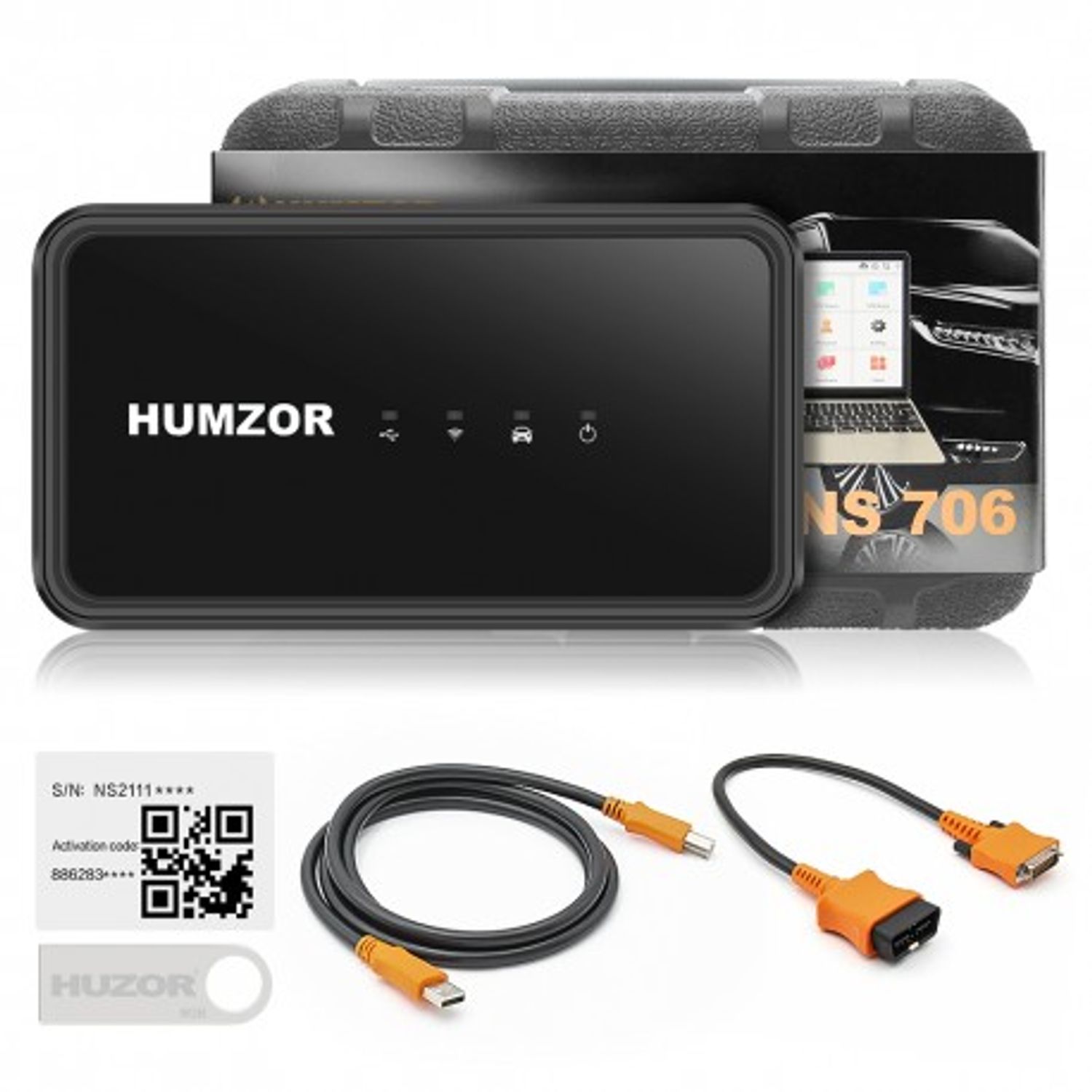 Diagnoza Profesionala HUMZOR Nexzsys NS706, OE-Level, Full System, ECU Programming, Key Programing, Alte 100+ Functii, fotografia produsului View 11 L