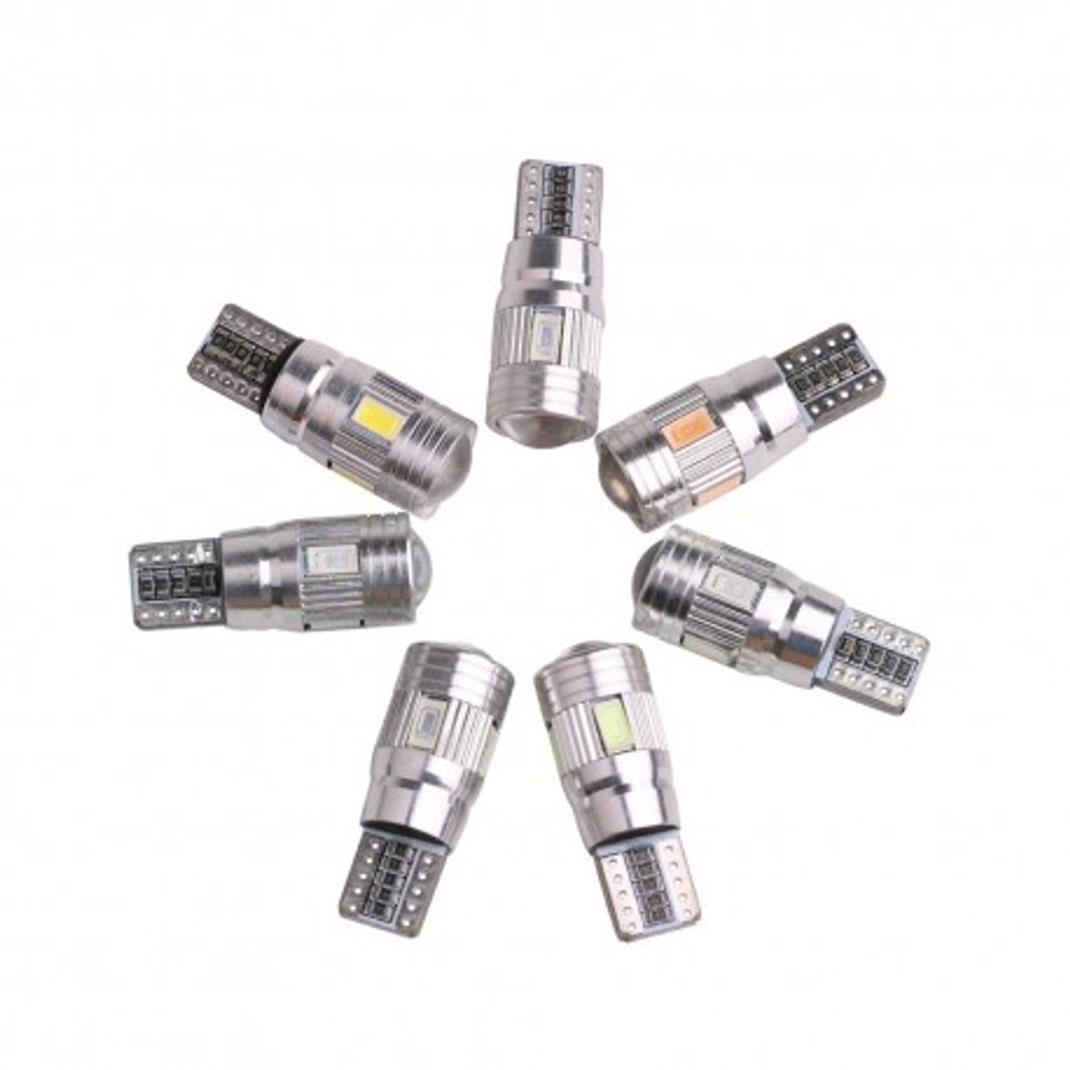 Bec Led Auto Techstar&reg; T10, w5w, Alb Rece, 6000K, 12V, 120lm fotografia produsului