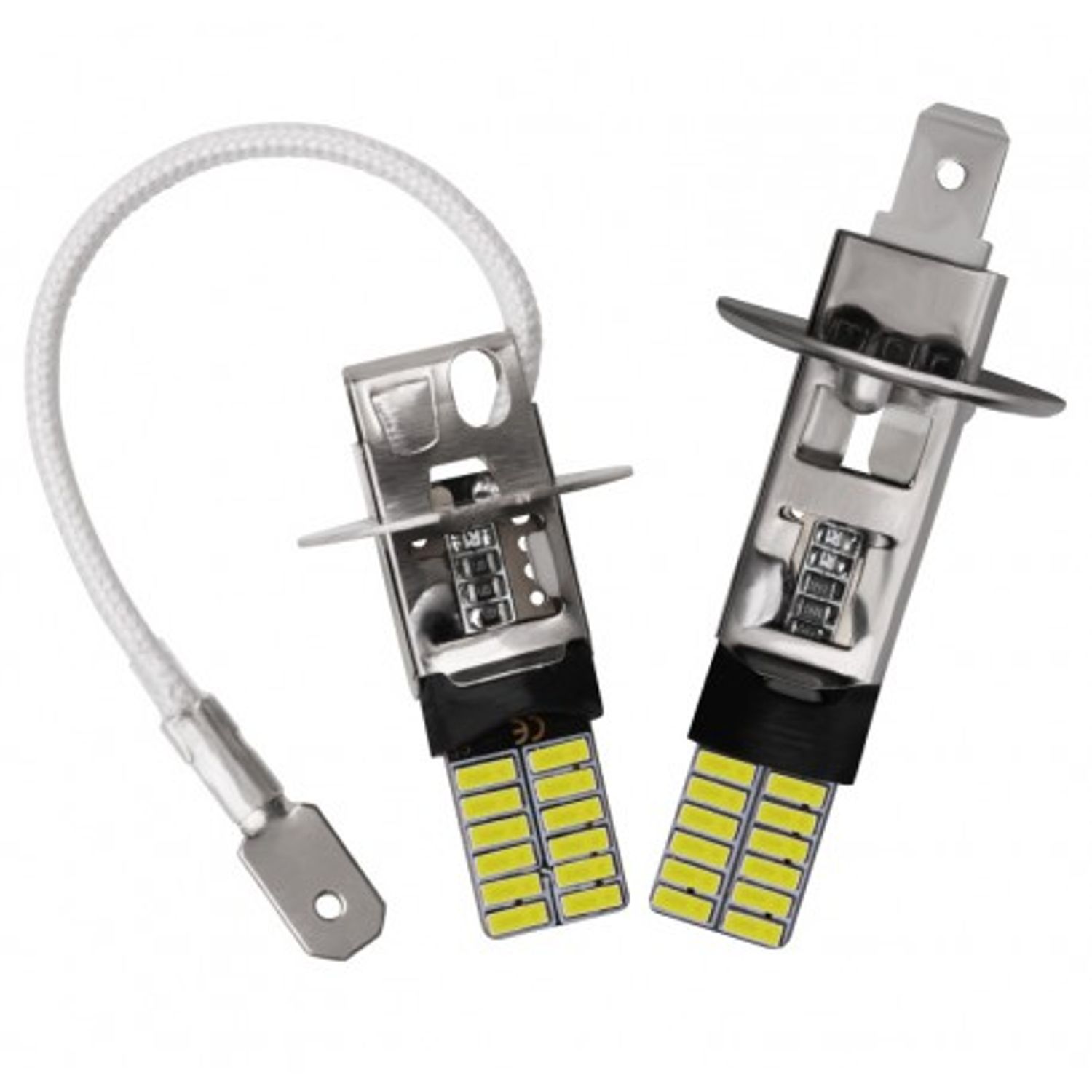 Bec Led Auto Techstar&reg; H1, Alb Rece, 6000K, 12V, 576 lm fotografia produsului View 2 L