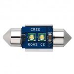 Bec Led Auto Techstar&reg; Festoon, Cree, Alb Rece, 6000K, 12V, 150 lm, 31mm fotografia produsului