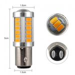 Bec Led Auto Techstar&reg; BAY15D, 1157, Galben, 12V, 660 lm fotografia produsului