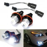 Set 2 LED-uri Marker Techstar&reg; Angel Eyes, 5W, BMW E39,E61,E63,E65,X5, 6500K, Aluminiu fotografia produsului View 5 S