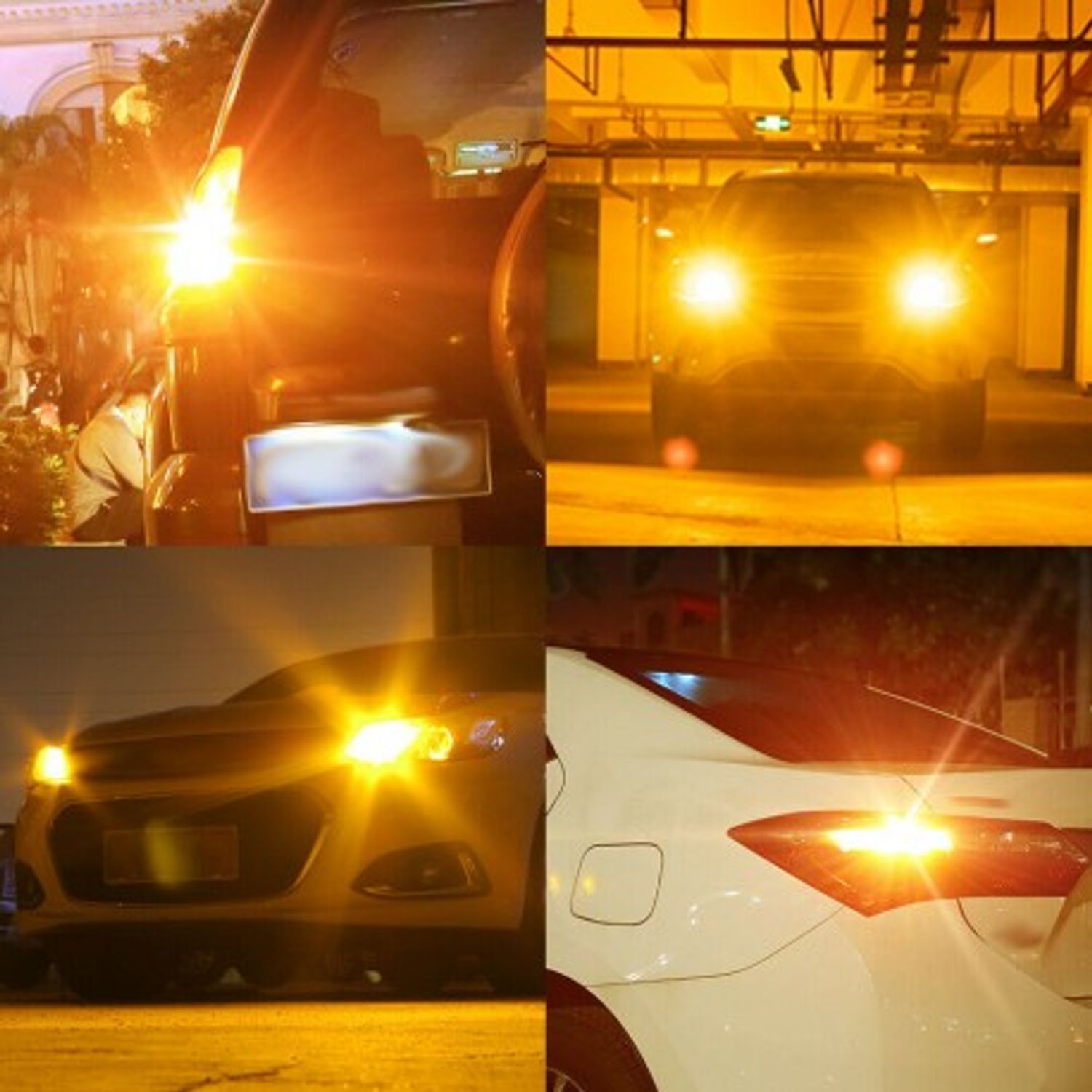 Bec Led Auto Techstar&reg; BAY15D, 1157, Galben, 12V, 660 lm fotografia produsului View 5 L