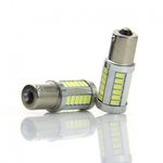 Bec Led Auto Techstar&reg; BA15S, 1156, Alb Rece, 6000K, 12V, 660 lm fotografia produsului View 5 S