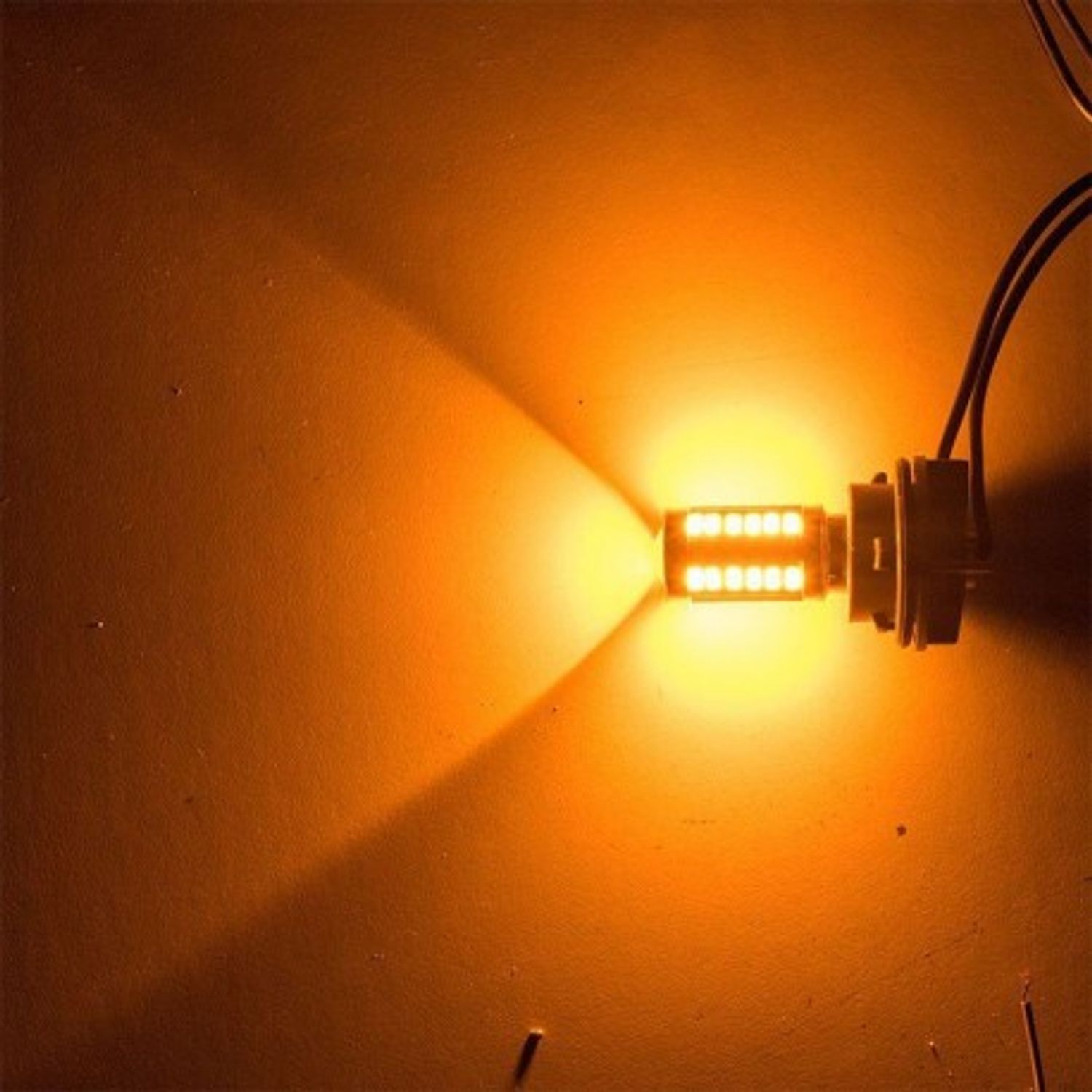 Bec Led Auto Techstar&reg; BA15S, 1156, Galben, 12V, 660 lm fotografia produsului View 3 L