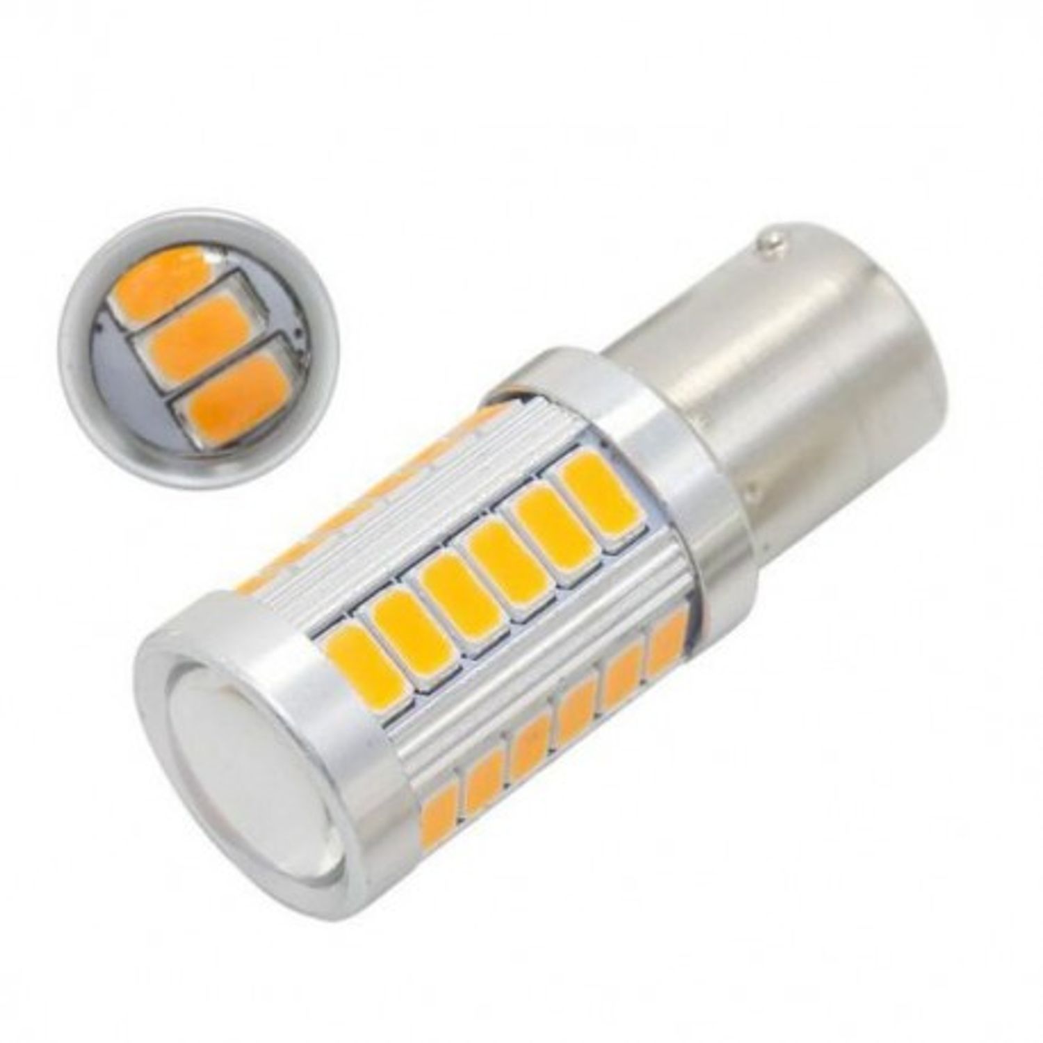 Bec Led Auto Techstar&reg; BA15S, 1156, Galben, 12V, 660 lm fotografia produsului View 5 L