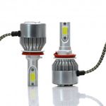 Set 2 LED-uri Auto Techstar&reg; C6, H11/H8/H9, 36w, 3800 Lumeni, 6500K, AUTO, 12-24 Volti, COB fotografia produsului View 5 S