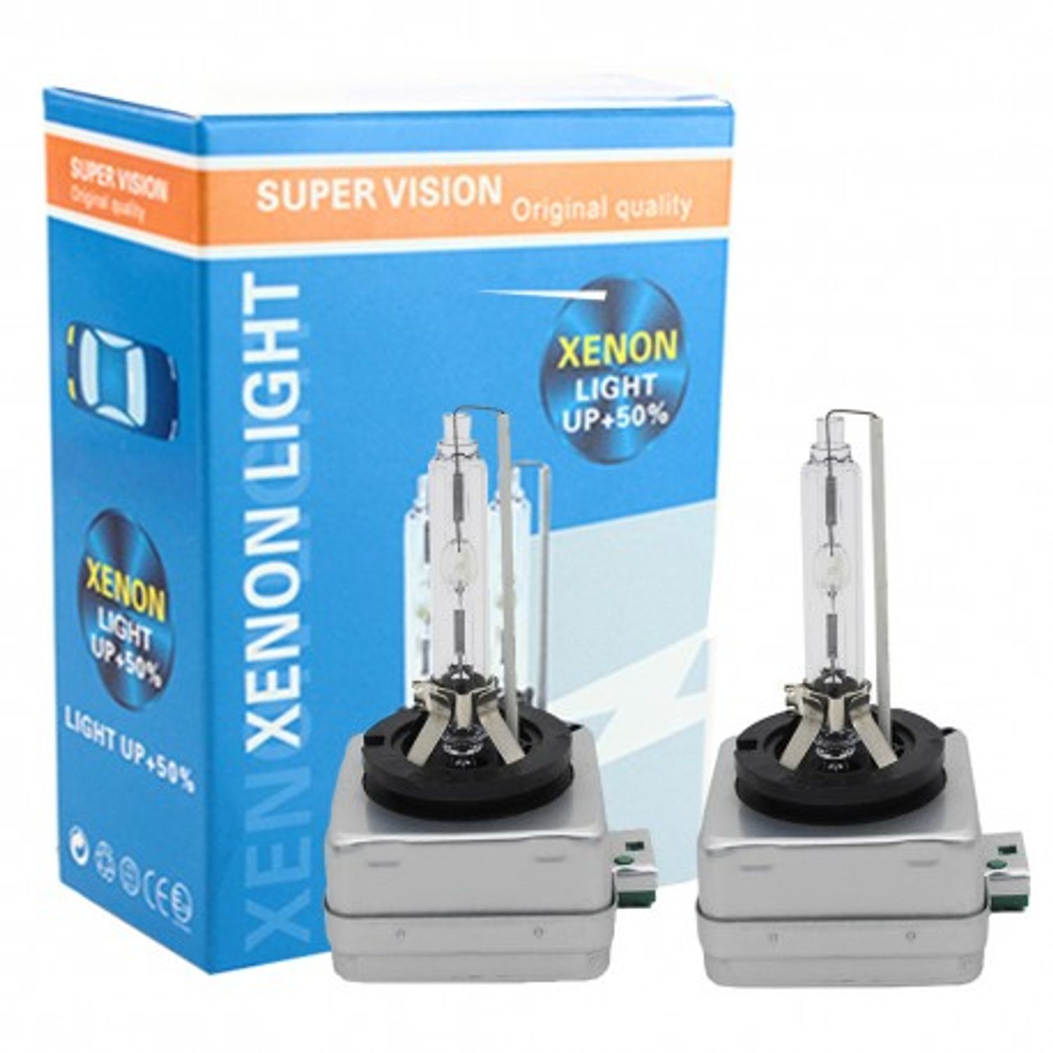 Becuri Xenon Techstar&reg; SuperVision D3S, 6000K, 35w, +50% fotografia produsului View 4 L