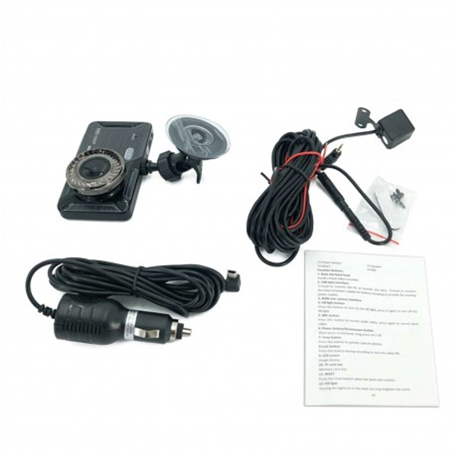 Camera Video Auto Dubla Techstar&reg; H309, FullHD, 1080P, Functie WDR, Camera Marsarier 720P, Ecran 4" LCD fotografia produsului View 10 L