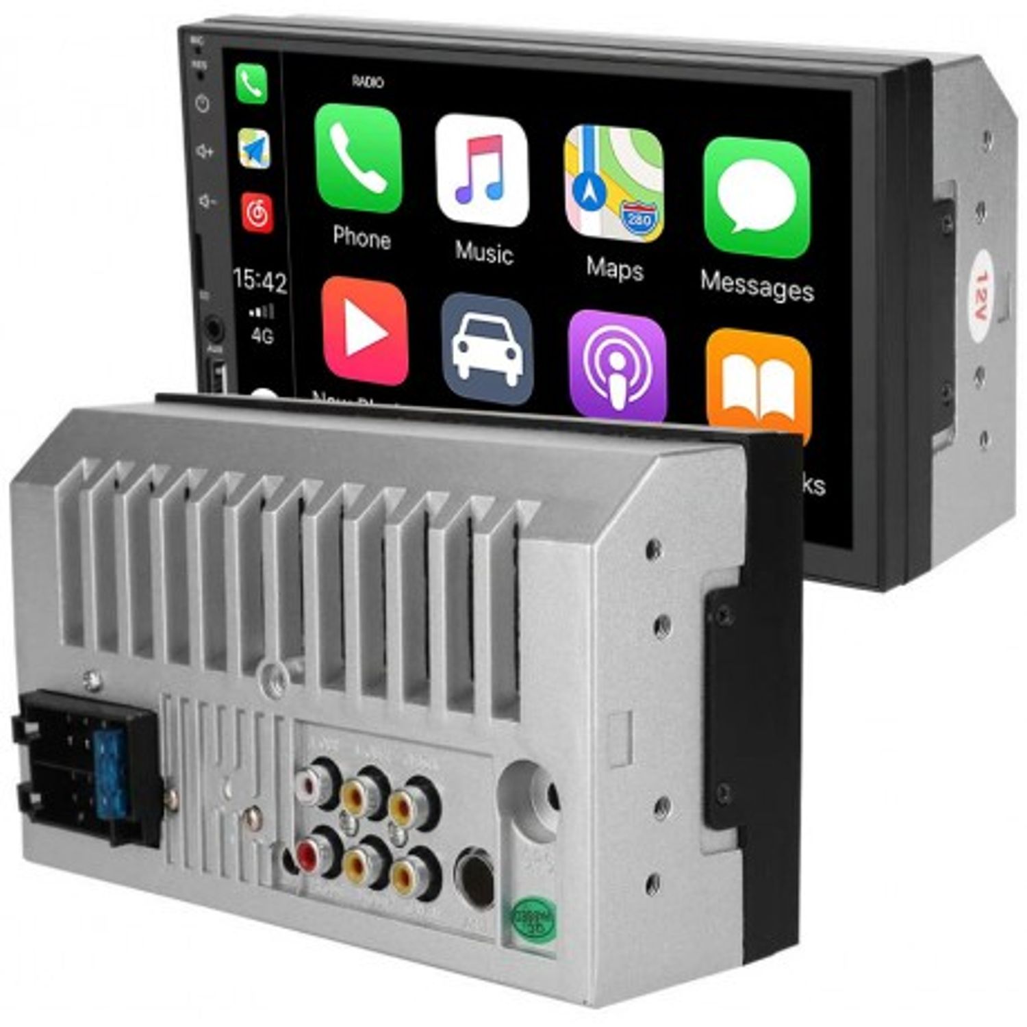 MP5 Player Techstar&reg; 7023C, 2DIN, Apple CarPlay, Android Auto, Ecran HD Touch 7", MirrorLink, Bluetooth 4.2, Aux, USB, fotografia produsului View 7 L