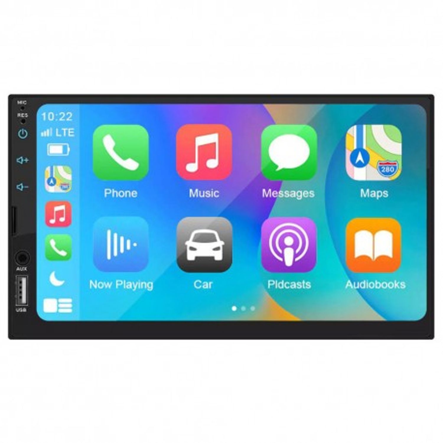 MP5 Player Techstar&reg; 7023C, 2DIN, Apple CarPlay, Android Auto, Ecran HD Touch 7", MirrorLink, Bluetooth 4.2, Aux, USB, fotografia produsului View 8 L