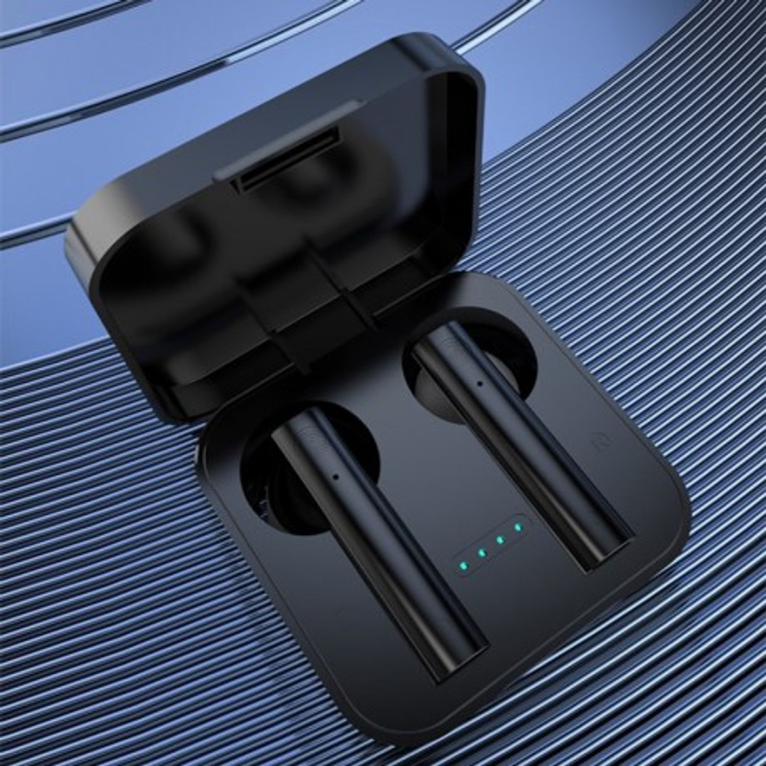Casti Smart Techstar&reg; Air2S, Wireless, Bluetooth V5.1, Touch, Display Digital, 300mAh, pentru iPhone Xiaomi Huawei Sam fotografia produsului