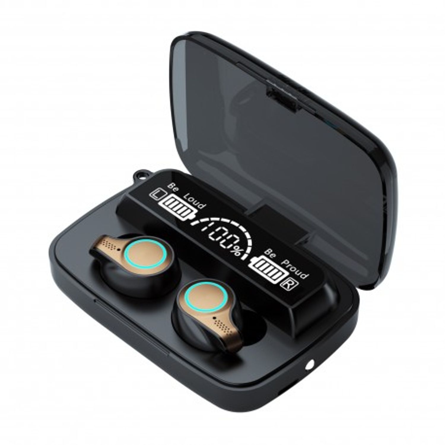 Casti Smart Techstar&reg; M18, Wireless, Bluetooth V5.1, Touch, Display Digital, 2000mAh, pentru iPhone Xiaomi Huawei Sams fotografia produsului