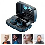 Casti Smart Techstar&reg; M9, Wireless, Bluetooth V5.1, Touch, Display Digital, 2000mAh, pentru iPhone Xiaomi Huawei, Negr fotografia produsului View 2 S
