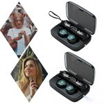 Casti Smart Techstar&reg; M9-17, Wireless, Bluetooth V5.1, Touch, Display Digital, 2000mAh, pentru iPhone Xiaomi Huawei, N fotografia produsului View 3 S