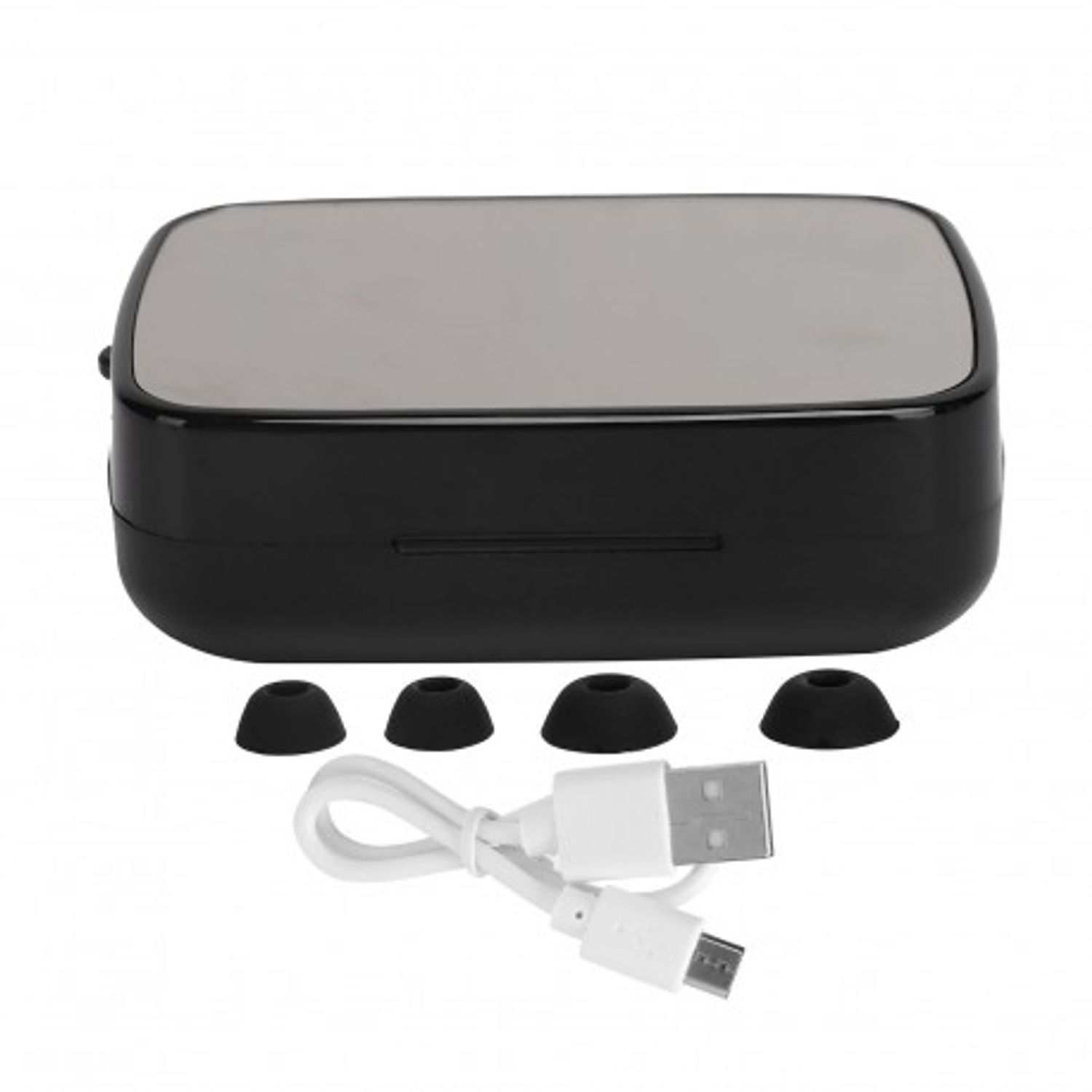 Casti Smart Techstar&reg; M9-17, Wireless, Bluetooth V5.1, Touch, Display Digital, 2000mAh, pentru iPhone Xiaomi Huawei, N fotografia produsului View 12 L