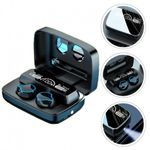 Casti Smart Techstar&reg; M9, Wireless, Bluetooth V5.1, Touch, Display Digital, 2000mAh, pentru iPhone Xiaomi Huawei, Negr fotografia produsului View 6 S